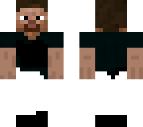 better black and white steve