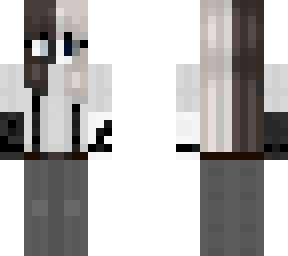 black white