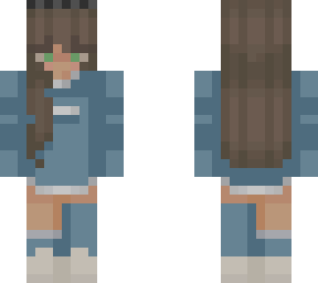blue hoodie sweater girl
