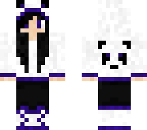 blue panda girl