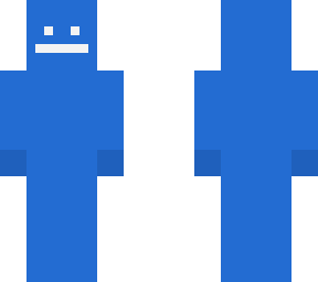 blue w/ face