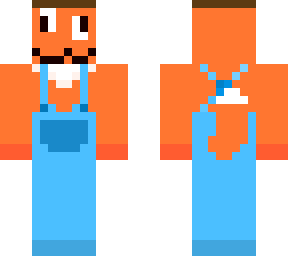 fox with overalls