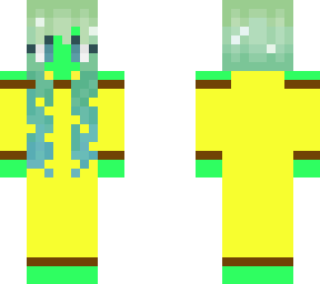 green skinned sea princess