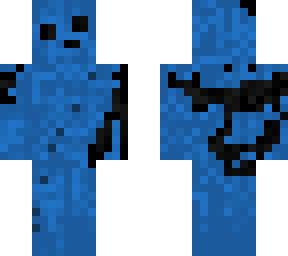 inked blue slime