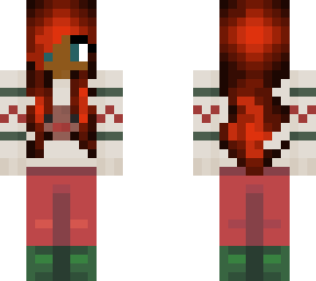 long coat girl but without the coat but make it chistmas