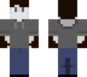 me with gloves with mask