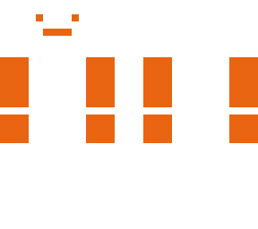 orange and white man
