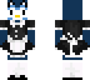 penguin cat maid