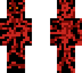 plain black with red vains