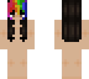 rainbow bangs