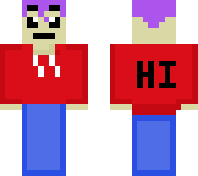 red hoodie
