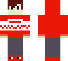 red sweater
