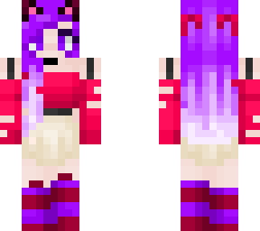 violet fox girl