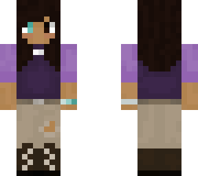 adventurous girl skin with heterochromia