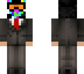 black grey suit goggles