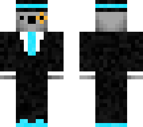 blue koala suit w/ monocle