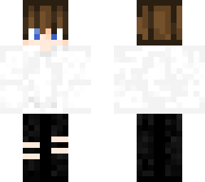 Boy in black and white | Minecraft Skin