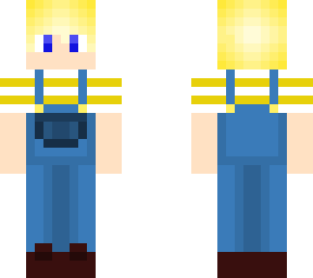 boy with overalls!
