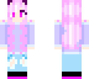 cat girl with pink hair