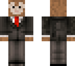 cat maid in suit
