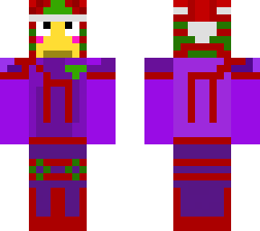 christmas purple guy
