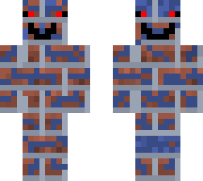 creepy brick man