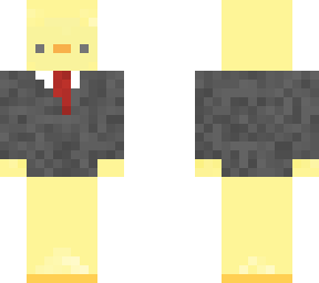 duckie in a suit
