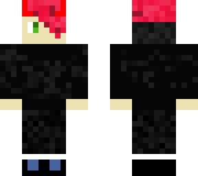 emo red head (edit) with horns