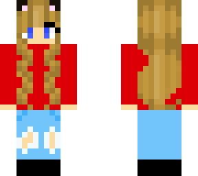 girl with wavy hair