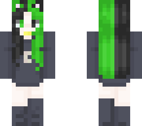green and black monster energy girl