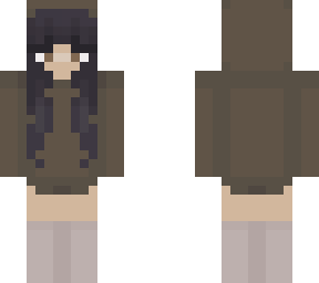hoodie girl with black hair
