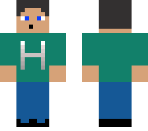 letter h shirt guy