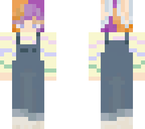 me with overalls (+bunny ears)