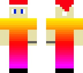 multicolor with santa hat