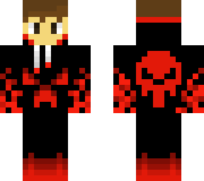 my new edited skin but with red colour