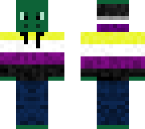 non binary a***ual dino/frog