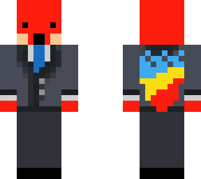 parrot in a suit