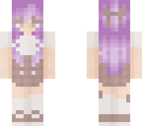 purple hair dark academia