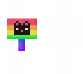 rainbow cat sign