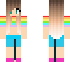 rainbow girl