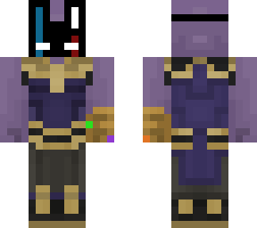 thanos con mascara de conejo