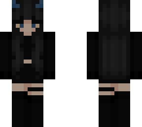~e-girl w/horns (blue)~