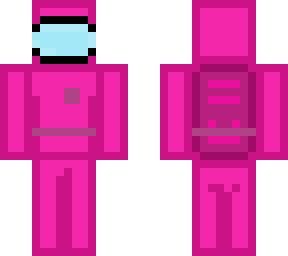 among us character (pink)