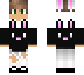 ari - bunny logo on back and front bunny ears