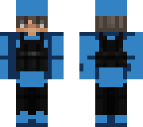 blue boy w/ black vest