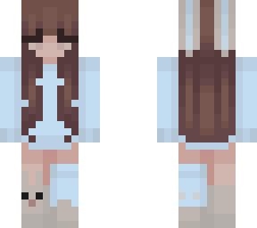 blue bunny girl