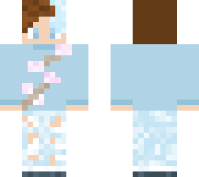 blue cherry blossom boy