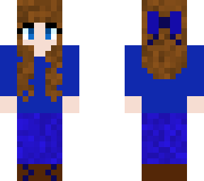 blue girl