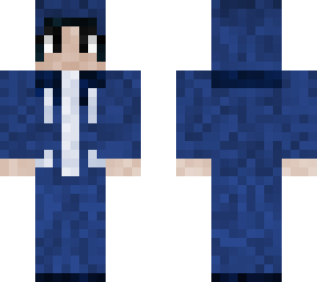 blue hoodie boy