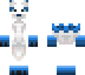 Blue Kitsune | Minecraft Skin
